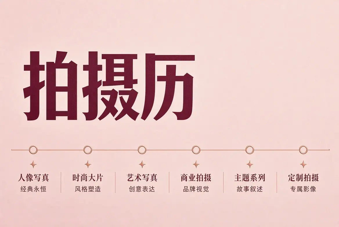 拍摄历摄影画面